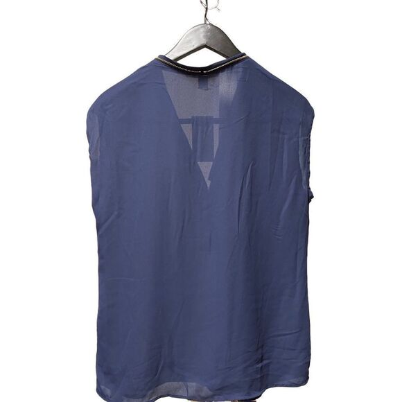 🌟NEW 🌟Michael Kors🌟Zipped Navy Sleeveless Top - Picture 2 of 2